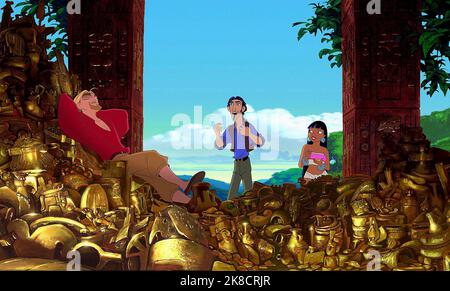 Miguel, Tulio & Chel film: The Road to El Dorado (2000) personnages: Miguel,Tulio & Chel Directeur: Bibo Bergeron & Wwill Finn 31 mars 2000 **AVERTISSEMENT** cette photographie est destinée à un usage éditorial exclusif et est protégée par les droits d'auteur de DREAMWORKS et/ou du photographe attribué par la Société de film ou de production et ne peut être reproduite que par des publications dans le cadre de la promotion du film ci-dessus. Un crédit obligatoire pour DREAMWORKS est requis. Le photographe doit également être crédité lorsqu'il est connu. Aucune utilisation commerciale ne peut être accordée sans l'autorisation écrite de la Société du film. Banque D'Images