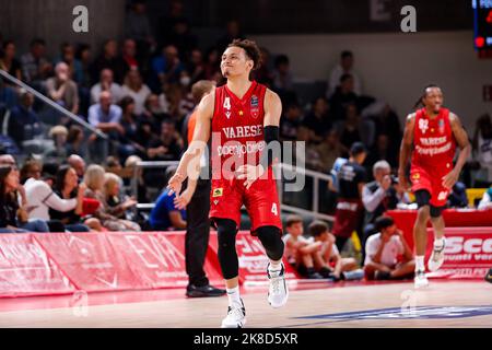 Reggio Emilia, Italie. 22nd octobre 2022. Colbey Ross (Openjobmestis Varèse) pendant UNAHOTELS Reggio Emilia vs Openjobmestis Varèse, Championnat italien de basket-ball A Serie à Reggio Emilia, Italie, 22 octobre 2022 Credit: Independent photo Agency/Alay Live News Banque D'Images
