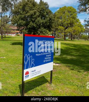 Inverell District Hospital est un établissement de 52 lits qui fournit des services aux communautés du Nord-Ouest et de la Nouvelle-Angleterre de Nouvelle-Galles du Sud Banque D'Images