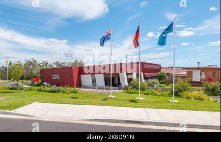 Inverell District Hospital est un établissement de 52 lits qui fournit des services aux communautés du Nord-Ouest et de la Nouvelle-Angleterre de Nouvelle-Galles du Sud Banque D'Images