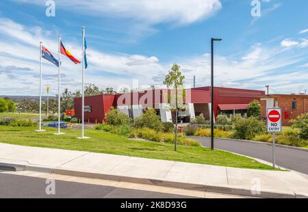 Inverell District Hospital est un établissement de 52 lits qui fournit des services aux communautés du Nord-Ouest et de la Nouvelle-Angleterre de Nouvelle-Galles du Sud Banque D'Images