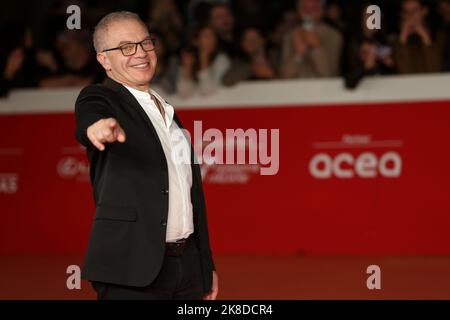 Rome, Italie. 22nd octobre 2022. Marco Marzocca assiste au tapis rouge du film 'Sono Lillo' au Festival du film de Rome à l'Auditorium Parco della Musica. Crédit : SOPA Images Limited/Alamy Live News Banque D'Images