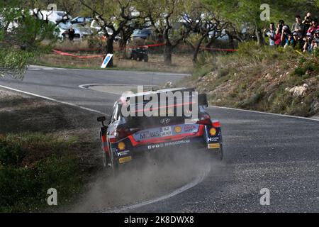 THIERRY NEUVILLE MARTIJN WYDAEGHE, HYUNDAI SHELL MOBIS ÉQUIPE MONDIALE DE RALLYE Banque D'Images