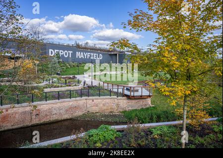 Mayfield Park, Piccadilly, Manchester Banque D'Images