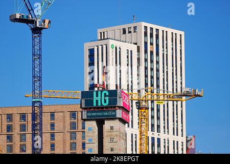 Construction du 44 Merrion Street par HG Construction dans le centre-ville de Leeds, West Yorkshire, Royaume-Uni Banque D'Images