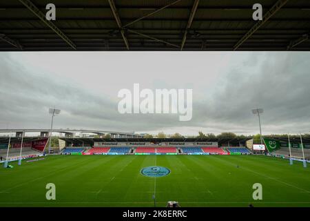 Eccles, Royaume-Uni. 23rd octobre 2022. Vue générale du stade AJ Bell avant le match de la première Gallagher sale Sharks vs Harlequins au stade AJ Bell, Eccles, Royaume-Uni, 23rd octobre 2022 (photo de Steve Flynn/News Images) à Eccles, Royaume-Uni, le 10/23/2022. (Photo de Steve Flynn/News Images/Sipa USA) crédit: SIPA USA/Alay Live News Banque D'Images