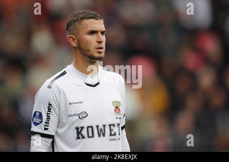 NIJMEGEN - Vas-y Eagles gardien Jeffrey de Lange pendant le match néerlandais Eredivisie entre NEC et Vas-y Eagles à de Goffert sur 23 octobre 2022 à Nimègue, pays-Bas. ANP BART STOUTJEDIJK Banque D'Images