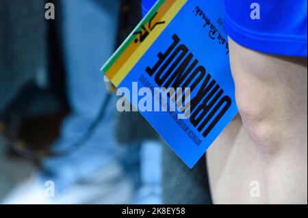 Munich, Allemagne. 22nd octobre 2022. Munich, Allemagne, octobre 22th 2022: Certificat, finale des Championnats bavarois de boxe amateur à Boxwerk Munich, Allemagne. (Sven Beyrich/SPP) crédit: SPP Sport Press photo. /Alamy Live News Banque D'Images