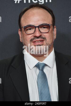Cologne, Allemagne. 22nd octobre 2022. L'acteur Danilo Chammas arrive pour la projection du film "l'illusion de l'abondance" au 32nd Festival du film de Cologne (ex: Conférence de Cologne) 2022, un festival international du film. Credit: Horst Galuschka/dpa/Horst Galuschka dpa/Alay Live News Banque D'Images