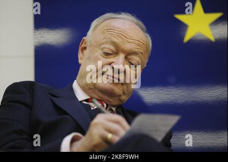 Vienne, Autriche. 16 avril 2016. Andreas Khol, ancien politicien autrichien de l'ÖVP (Parti populaire autrichien). De 2002 à 2006, il a été président du Conseil national autrichien Banque D'Images