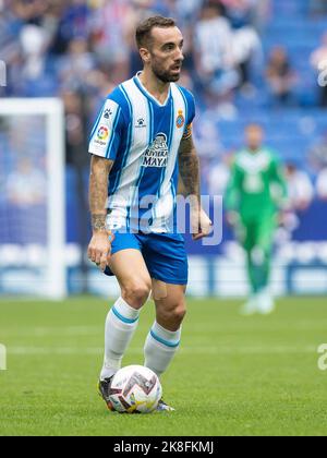 Barcelone, Espagne. 23rd octobre 2022. La Liga Spanish la Liga football Match Espanyol vs Elche au stade RCDE, Barcelone 23 octobre 2022 900/Cormon presse crédit: CORMON PRESSE/Alay Live News Banque D'Images