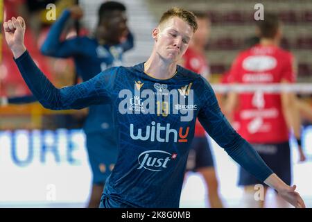 Vérone, Italie. 22nd octobre 2022. Galerie du match entre WithU Verona et Gioiella Prisma Taranto valable pour une quatrième journée du championnat italien de volley Superlega sur 22 octobre 2022 à Pala AGSM-AIM à Vérone, Italie crédit: Roberto Tommasini/Alay Live News Banque D'Images