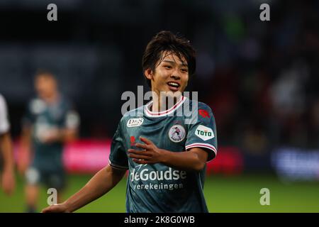UTRECHT, PAYS-BAS - OCTOBRE 23 : Koki Saito de Sparta Rotterdam lors du match hollandais entre le FC Utrecht et Sparta Rotterdam au Stadion Galgenwaard sur 23 octobre 2022 à Utrecht, pays-Bas (photo de Ben gal/Orange Pictures) Banque D'Images