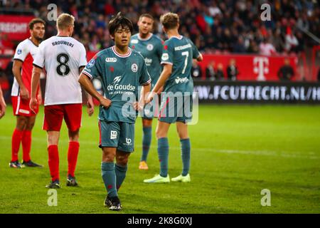 UTRECHT, PAYS-BAS - OCTOBRE 23 : Koki Saito de Sparta Rotterdam lors du match hollandais entre le FC Utrecht et Sparta Rotterdam au Stadion Galgenwaard sur 23 octobre 2022 à Utrecht, pays-Bas (photo de Ben gal/Orange Pictures) Banque D'Images