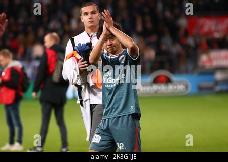 UTRECHT, PAYS-BAS - OCTOBRE 23 : Koki Saito de Sparta Rotterdam lors du match hollandais entre le FC Utrecht et Sparta Rotterdam au Stadion Galgenwaard sur 23 octobre 2022 à Utrecht, pays-Bas (photo de Ben gal/Orange Pictures) Banque D'Images