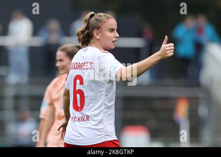 Cologne, Allemagne. 23rd octobre 2022. Myrthe Moorrees (Koeln), 1. FC Cologne - SV Werder Bremen, FlyerAlarm Bundesliga, Matchday 5, Cologne, Allemagne. 23rd octobre 2022. Crédit : Juergen Schwarz/Alay Live News Banque D'Images