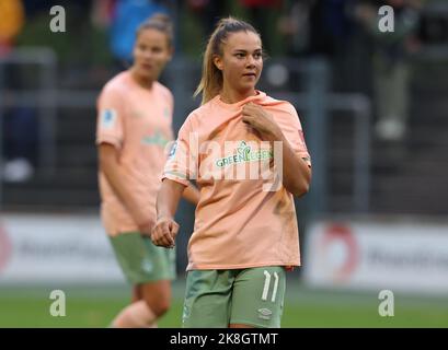 Cologne, Allemagne. 23rd octobre 2022. Maja Sternad (Werder), 1. FC Cologne - SV Werder Bremen, FlyerAlarm Bundesliga, Matchday 5, Cologne, Allemagne. 23rd octobre 2022. Crédit : Juergen Schwarz/Alay Live News Banque D'Images