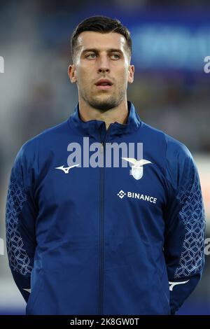 Bergame, Italie. 23rd octobre 2022. Nicolo Casale de SS Lazio regarde pendant Atalanta BC vs SS Lazio, italie football série A match à Bergame, Italie, 23 octobre 2022 crédit: Agence de photo indépendante/Alamy Live News Banque D'Images