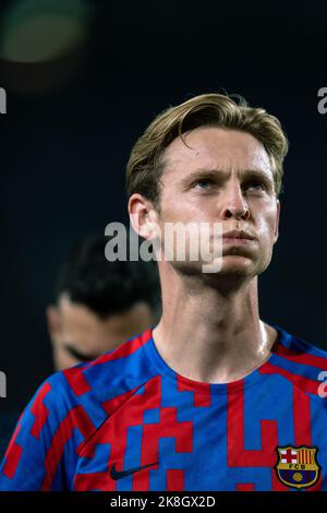 Barcelone, Espagne, 23, octobre 2022. Espagne-football-Liga Santander FC Barcelona v Athletic Club. (21) Frenkie de Jong crédit: Joan G/Alay Live News Banque D'Images