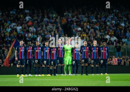 Barcelone, Espagne, 23, octobre 2022. Espagne-football-Liga Santander FC Barcelona v Athletic Club. Crédit : Joan G/Alay Live News Banque D'Images