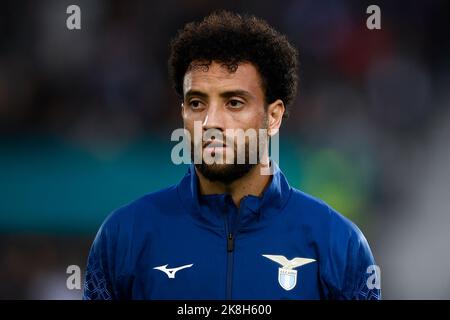 Bergame, Italie. 23 octobre 2022. Felipe Anderson de SS Lazio regarde avant la série Un match de football entre Atalanta BC et SS Lazio. Credit: Nicolò Campo/Alay Live News Banque D'Images