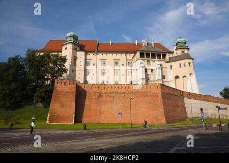 Château royal de Wawel, colline de Wawel, Cracovie, Pologne Banque D'Images