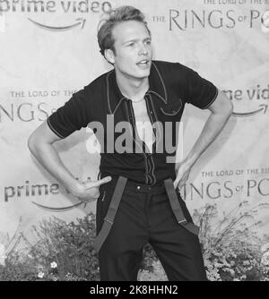 Will Fletcher assiste à la première mondiale de 'The Lord of the rings: The rings of Power' à Leicester Square, Londres. Banque D'Images