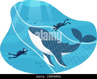 Chasse aux baleines avec des baleines capturées par un pêcheur au milieu de la mer profonde à vendre en dessin main dessins à la main dessins à la main dessins à la main dessins à la main dessins à la main dessins à la main dessins à la main dessins à la main dessins à Illustration de Vecteur