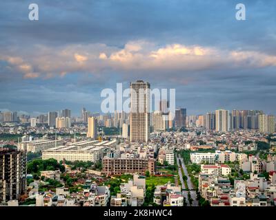 Ho Chi Minh ville, Vietnam - 1 janvier 2015: Un coin de Ho Chi Minh ville la nuit Banque D'Images