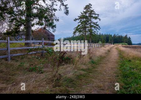 Ebey's Trail, réserve Admiralty Inlet, Whidbey Island, Washington, États-Unis Banque D'Images