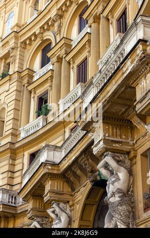 Architecture Piazza Nicola Amore Corso Umberto I Naples Italie Banque D'Images