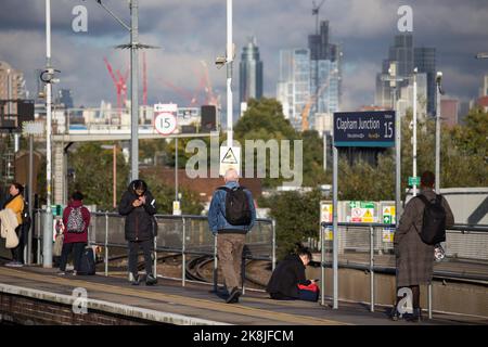 Clapham Junction Railway Station Banque D'Images