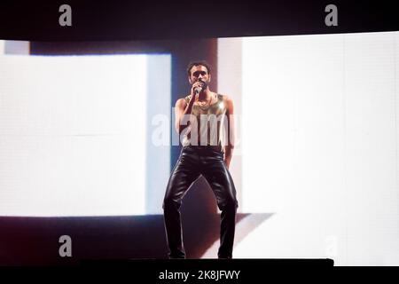 Italie. 22nd octobre 2022. Marco Mengoni en concert au Palazzo dello Sport à Rome. (Photo de Stefano Cappa/Pacific Press) Credit: Pacific Press Media production Corp./Alay Live News Banque D'Images