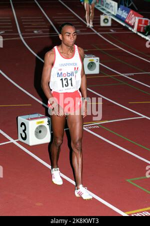 Oslo 19920704. Atle Douglas sous les Jeux de Bislett au mètre 800. Photo: Erik Johansen Scanfoto / NTB Banque D'Images