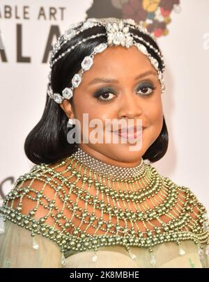 Santa Monica, Californie 22nd octobre 2022. Quinta Brunson au Gala d'art enratable 5th sur 22 octobre 2022 au Barker Hanger de Santa Monica, Californie. Credit: Koi Sojer/Snap'n U photos/Media Punch/Alamy Live News Banque D'Images