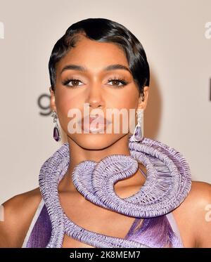 Santa Monica, Californie 22nd octobre 2022. Lori Harvey au Gala d'art enratable 5th sur 22 octobre 2022 au Barker Hanger de Santa Monica, Californie. Credit: Koi Sojer/Snap'n U photos/Media Punch/Alamy Live News Banque D'Images