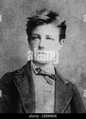 Étienne Carjat photographe - le travail le plus connu est le portrait emblématique d'Arthur Rimbaud qu'il a pris en octobre 1871 Banque D'Images