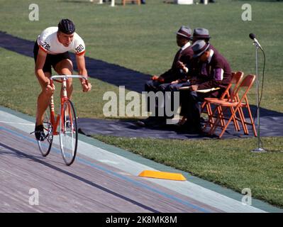 Mexique. Jeux olympiques d'été au Mexique 1968. Cyclisme. Action Knut Knudsen (NOR). Photo: NTB / NTB Banque D'Images