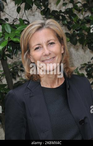 Claire Chazal à la conférence de presse de la flamme Marie-Claire aux Salons France Amériques à Paris. 15 juin 2015 Banque D'Images