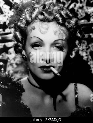 Marlene Dietrich Destry roule encore USA, 1939 Directeur: George Marshall Banque D'Images