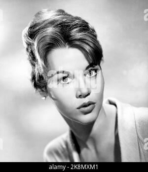 Jane Fonda Portrait quand une jeune actrice, ca. 1960 Banque D'Images