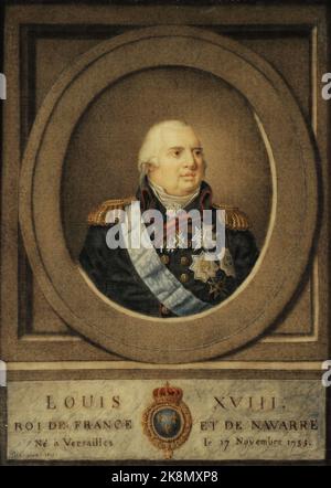 Baron Gérard École française Louis XVIII portant la ceinture de l'ordre de Saint-Louis Silk-Velvet Alberto Ricci photo Banque D'Images