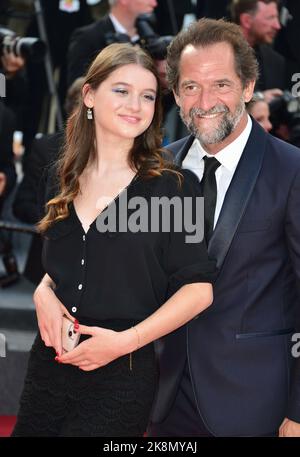 Stéphane de Groodt avec sa fille 75th Festival de Cannes : cérémonie de clôture 28 mai 2022 Banque D'Images