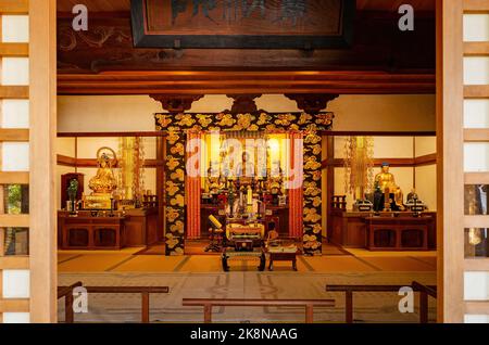 Kyoto, 16 2013 NOVEMBRE - Paysage ensoleillé à Adashino Nenbutsu Ji Banque D'Images