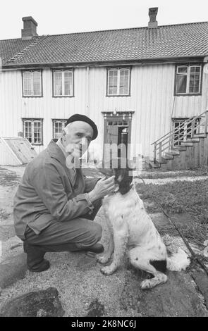 Kjerringøy 19620623. Film d'enregistrement basé sur 'Pan' de Hamsun sur Kjerringøy. Le directeur Bjarne Henning Jensen est responsable du script. Photo: Sverre A. Børretzen courant / NTB Banque D'Images