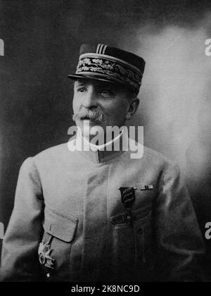 WW1 - général Louis Ernest de MAUD'HUY (1857-1921) - Illustration du photographe français Henri MANUEL (1874-1947) Banque D'Images