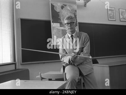 26 août 1967 de Trondheim. Nils Arne Eggen, assistant d'Orkdal. A le jeu invité pour Vålerenga. Photo: Ivar Aaserud / courant / NTB Banque D'Images