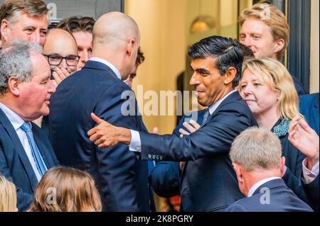 Londres, Royaume-Uni. 24th octobre 2022. Rishi Sunak remporte l'élection pour devenir le prochain chef conservateur. Crédit : Guy Bell/Alay Live News Banque D'Images