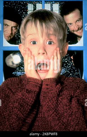 Maison seule 1990 Macaulay Culkin Banque D'Images