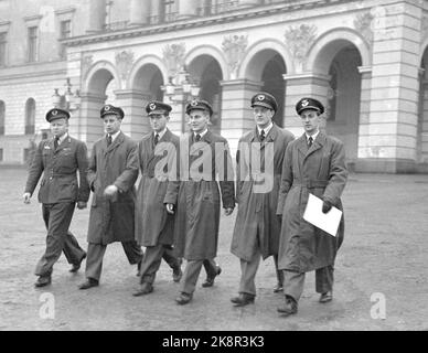 Oslo 19450920. Attribution de la Croix de guerre aux soldats norvégiens. Photo; NTB Banque D'Images